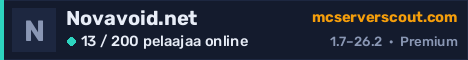 Palvelimen Novavoid.net banneri