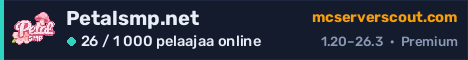 Palvelimen Petalsmp.net banneri
