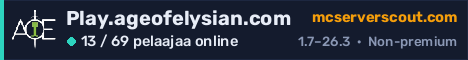Palvelimen Play.ageofelysian.com banneri