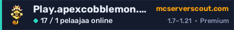 Palvelimen Play.apexcobblemon.com banneri