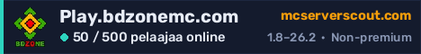 Palvelimen Play.bdzonemc.com banneri