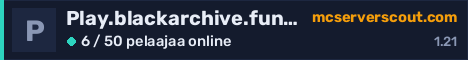 Palvelimen Play.blackarchive.fun:22371 banneri
