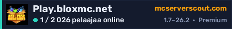 Palvelimen Play.bloxmc.net banneri