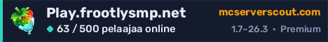 Palvelimen Play.frootlysmp.net banneri