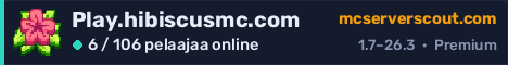Palvelimen Play.hibiscusmc.com banneri