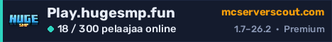 Palvelimen Play.hugesmp.fun banneri