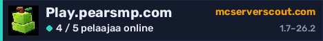 Palvelimen Play.pearsmp.com banneri