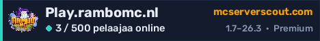 Palvelimen Play.rambomc.nl banneri
