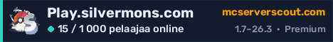 Palvelimen Play.silvermons.com banneri