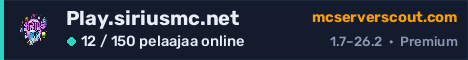 Palvelimen Play.siriusmc.net banneri