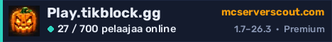 Palvelimen Play.tikblock.gg banneri