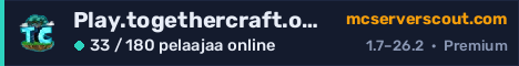 Palvelimen Play.togethercraft.online banneri