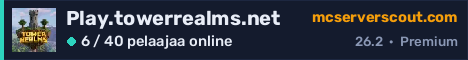 Palvelimen Play.towerrealms.net banneri
