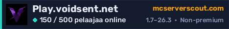 Palvelimen Play.voidsent.net banneri