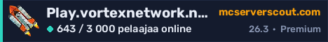 Palvelimen Play.vortexnetwork.net banneri