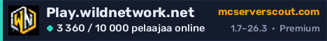 Palvelimen Play.wildnetwork.net banneri