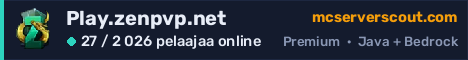 Palvelimen Play.zenpvp.net banneri