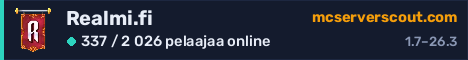 Palvelimen Realmi.fi banneri
