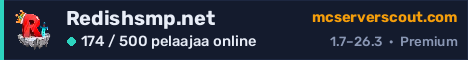 Palvelimen Redishsmp.net banneri