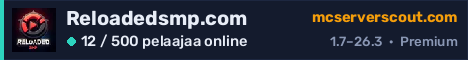 Palvelimen Reloadedsmp.com banneri