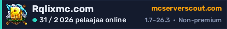 Palvelimen Rqlixmc.com banneri