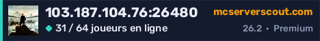 Bannière du serveur 103.187.104.76:26480