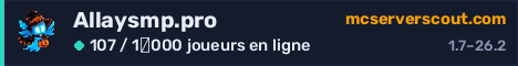 Bannière du serveur Allaysmp.pro