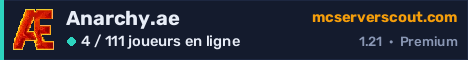 Bannière du serveur Anarchy.ae