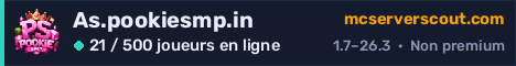 Bannière du serveur As.pookiesmp.in