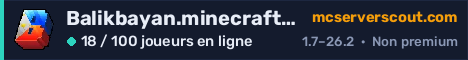 Bannière du serveur Balikbayan.minecraft.best