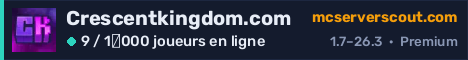 Bannière du serveur Crescentkingdom.com