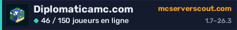 Bannière du serveur Diplomaticamc.com