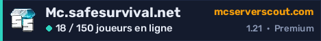 Bannière du serveur Mc.safesurvival.net