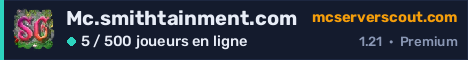 Bannière du serveur Mc.smithtainment.com