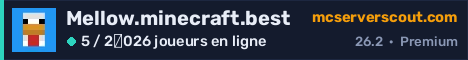 Bannière du serveur Mellow.minecraft.best