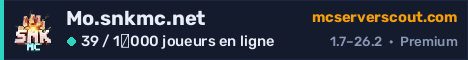 Bannière du serveur Mo.snkmc.net