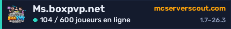 Bannière du serveur Ms.boxpvp.net