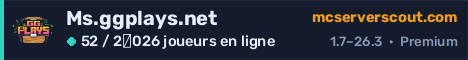 Bannière du serveur Ms.ggplays.net
