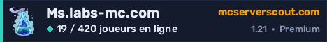Bannière du serveur Ms.labs-mc.com