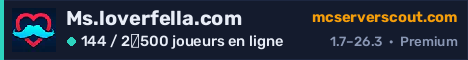 Bannière du serveur Ms.loverfella.com