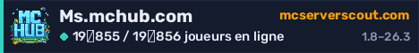 Bannière du serveur Ms.mchub.com