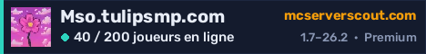 Bannière du serveur Mso.tulipsmp.com