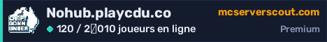 Bannière du serveur Nohub.playcdu.co