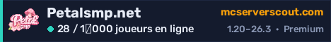 Bannière du serveur Petalsmp.net