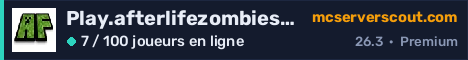 Bannière du serveur Play.afterlifezombies.com