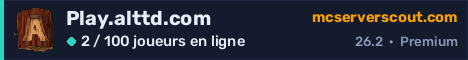 Bannière du serveur Play.alttd.com