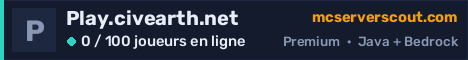 Bannière du serveur Play.civearth.net