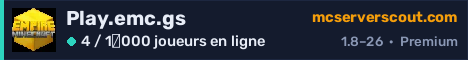 Bannière du serveur Play.emc.gs