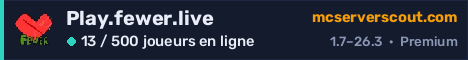Bannière du serveur Play.fewer.live