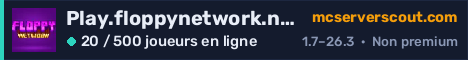 Bannière du serveur Play.floppynetwork.net
